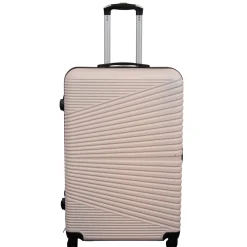 Stor kuffert - Nordic nude - Hardcase kuffert - Smart rejsekuffert