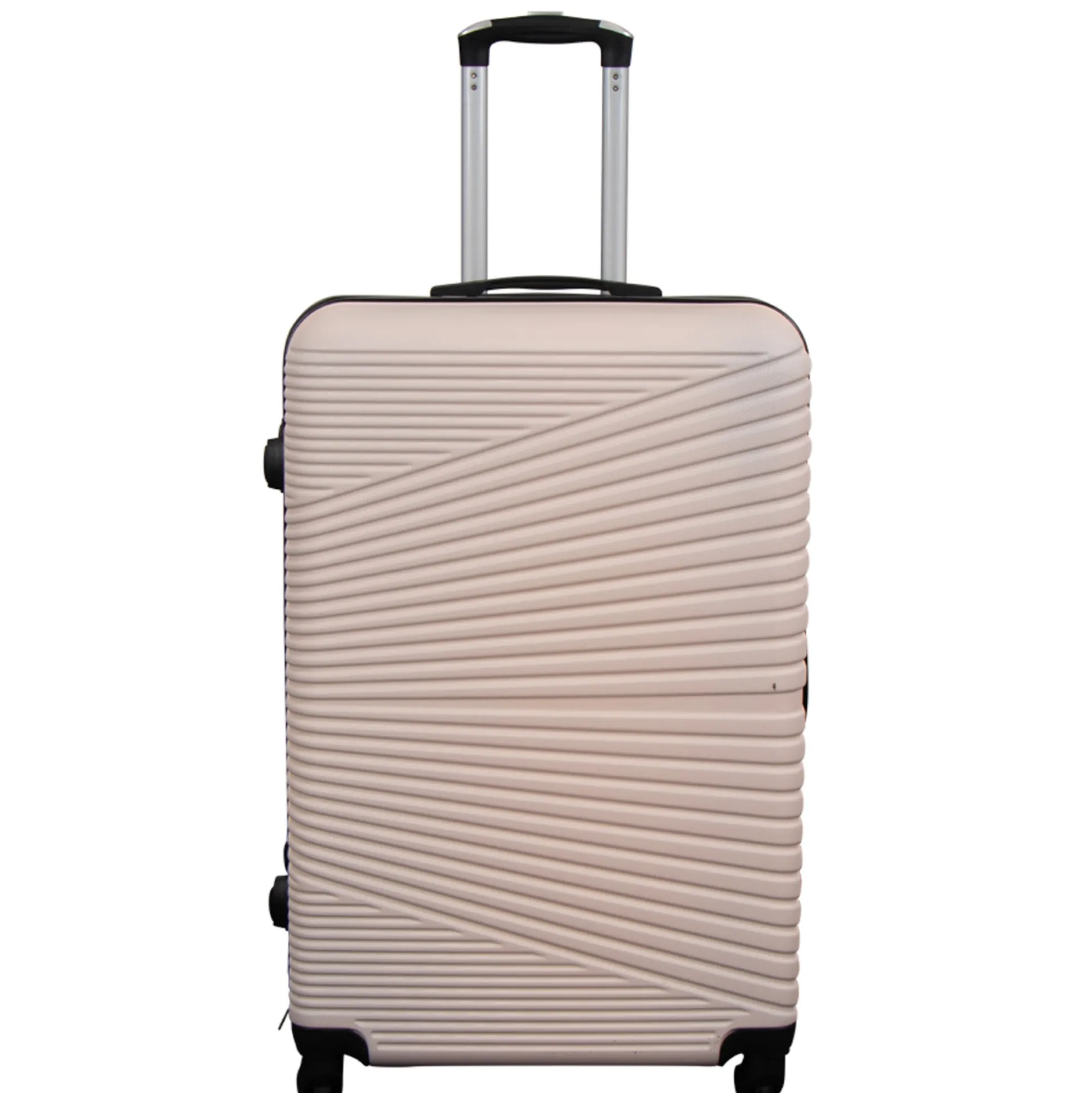 Stor kuffert - Nordic nude - Hardcase kuffert - Smart rejsekuffert