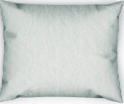 Stribet sengetøj 140x200 cm - Mikkeli grey - 2 i 1 design - Sengesæt i 100% Enzymvasket bomuld - Marc O'Polo