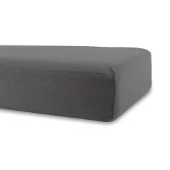Stræklagen 60x120 cm - Antracitgrå - 100% bomuld jersey lagen - faconlagen til babymadras