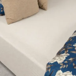 Stræklagen 180x200 cm - Hvidt jerseylagen - IN Style - Faconlagen til dobbeltseng
