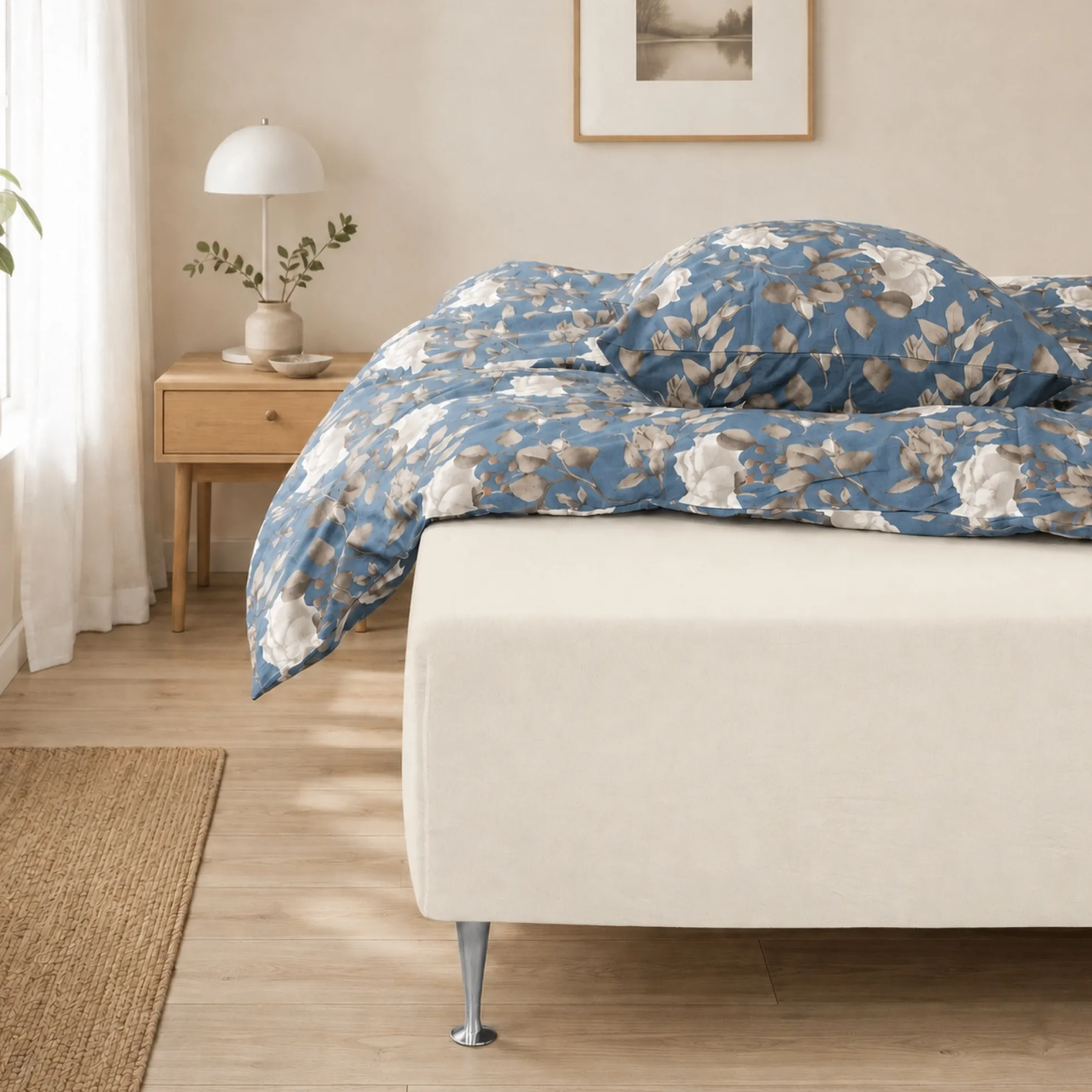 Stræklagen 70x140 cm - Hvidt jersey lagen til juniorseng