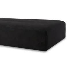 Stræklagen 60x120 cm - Sort - 100% bomuld jersey lagen - faconlagen til babymadras