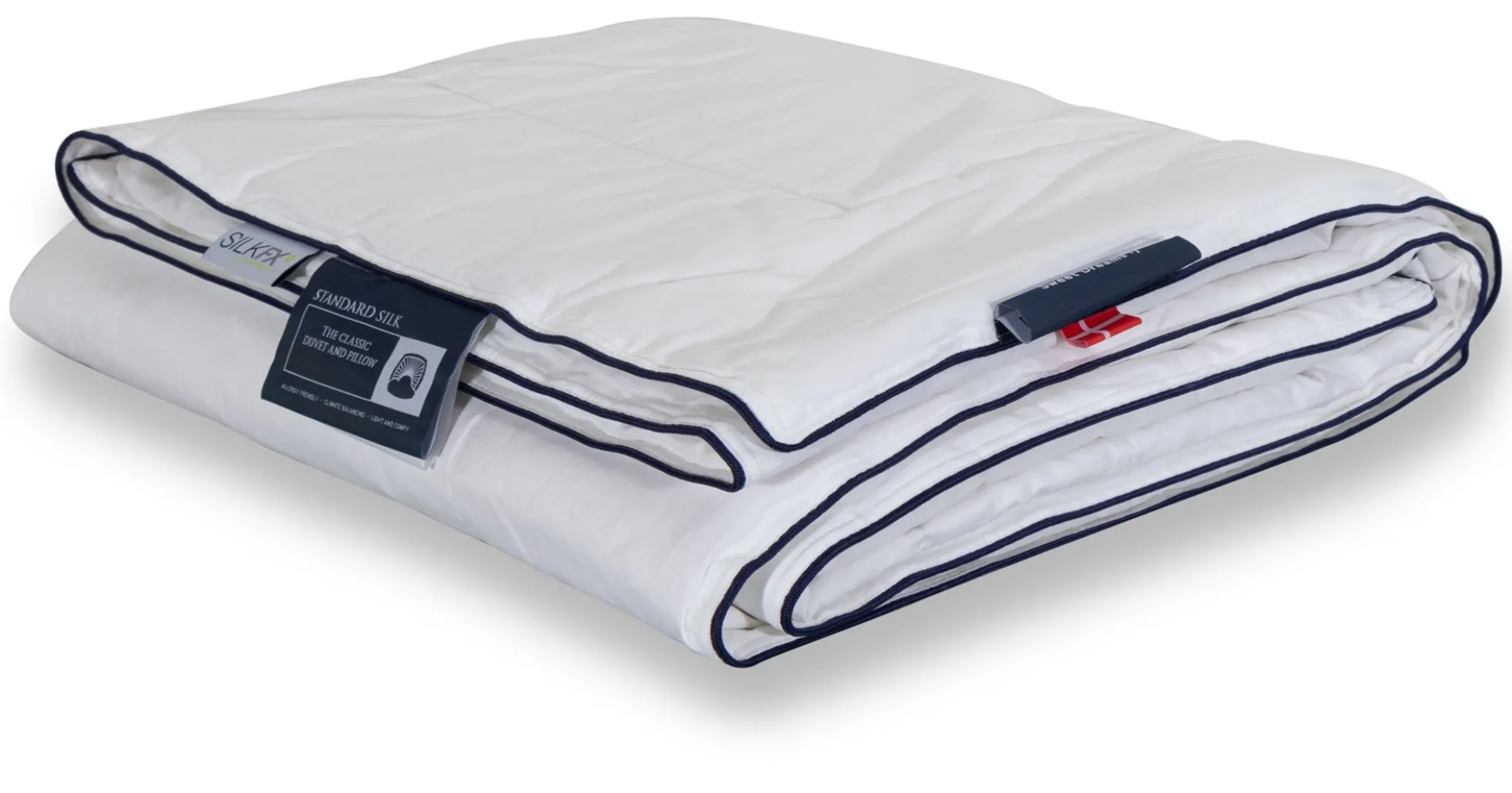 Sval sommer dyne - Silkedyne med 100% mulberry silke - 140x200 cm - Nordic Comfort