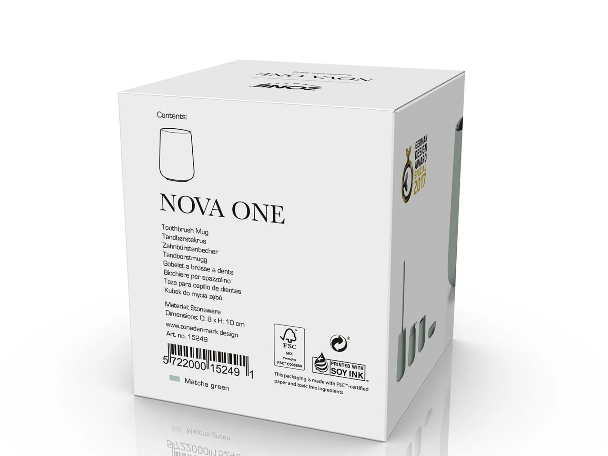 Tandbørstekrus - Zone Denmark - Nova One Matcha Green