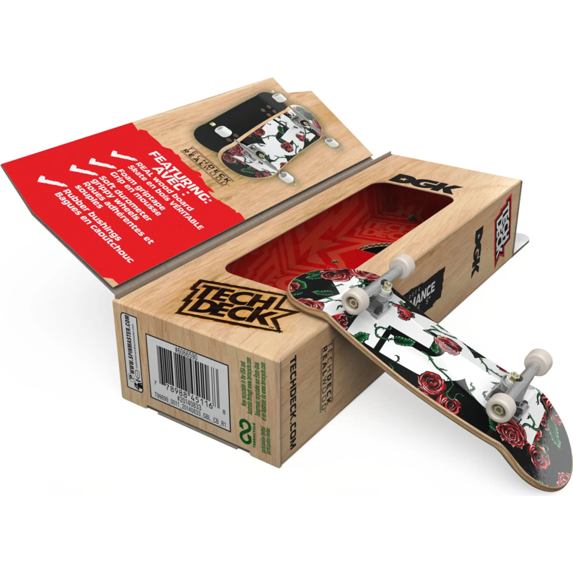 Tech Deck performance skateboard i træ - Assorteret
