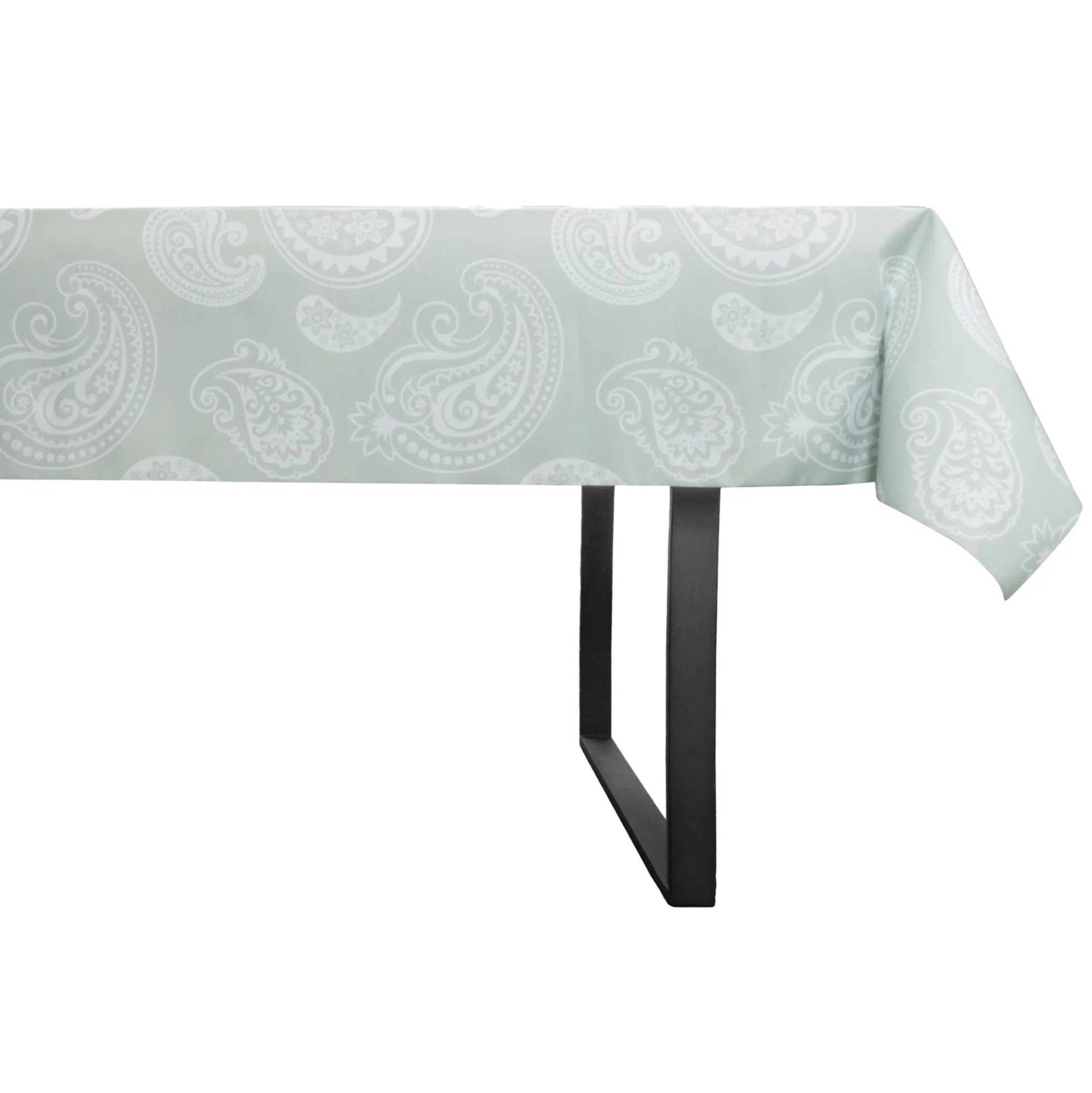 Tekstil voksdug - 140 cm bred - 30 meters rulle - Flower Green - Voksdug med akrylbelægning