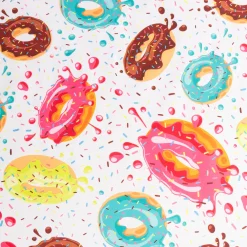 Tekstil voksdug - 140 cm bred - På metermål - Sprinkle Donuts - Voksdug med akrylbelægning