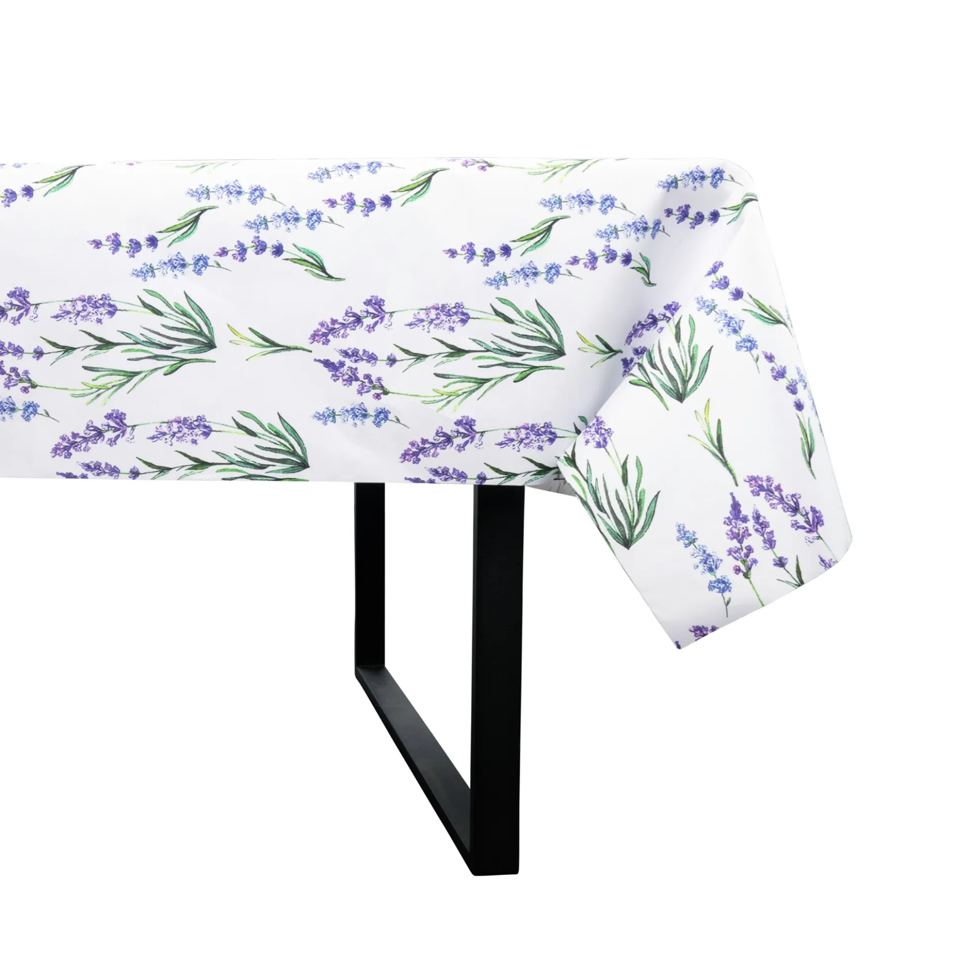 Tekstil voksdug - 140 cm bred - På metermål - Lavender Bloom - Voksdug med akrylbelægning