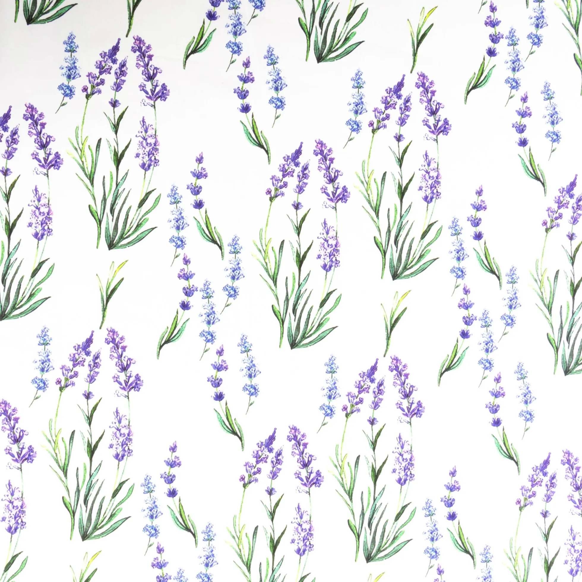 Tekstil voksdug - 140 cm bred - På metermål - Lavender Bloom - Voksdug med akrylbelægning