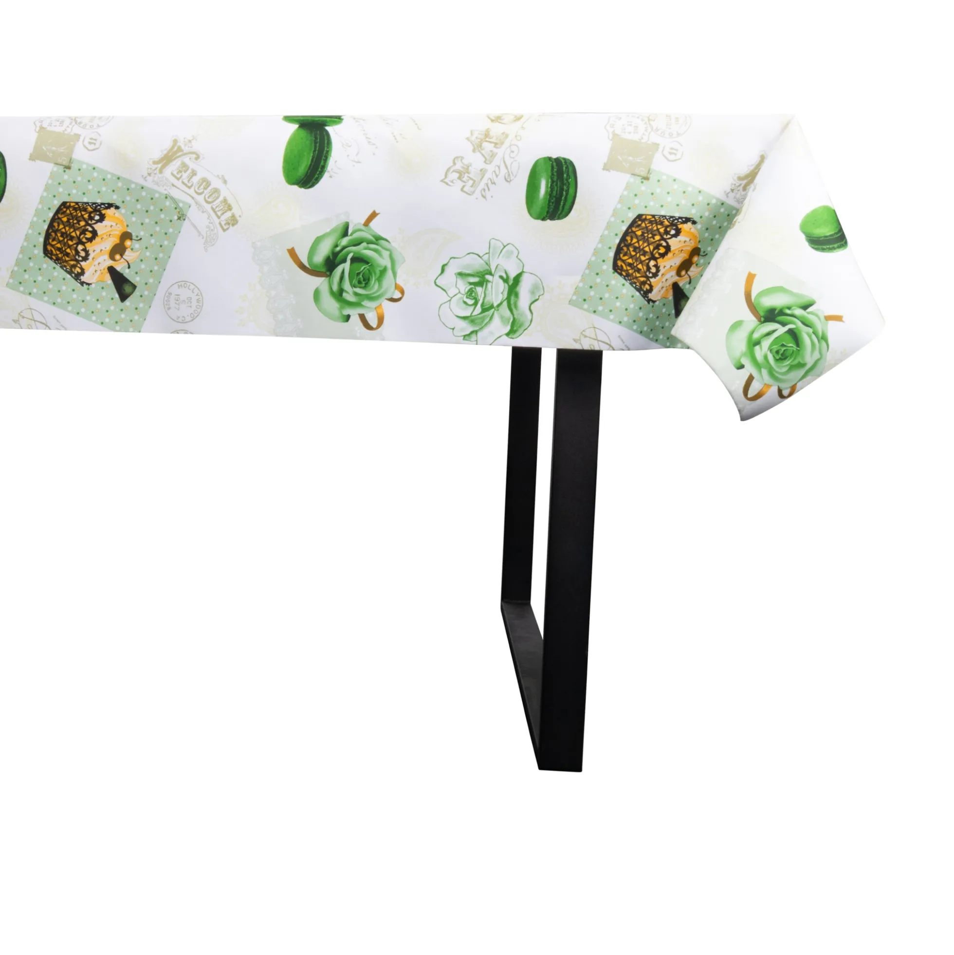 Tekstil voksdug - 140 cm bred - På metermål - Green Delight - Voksdug med akrylbelægning