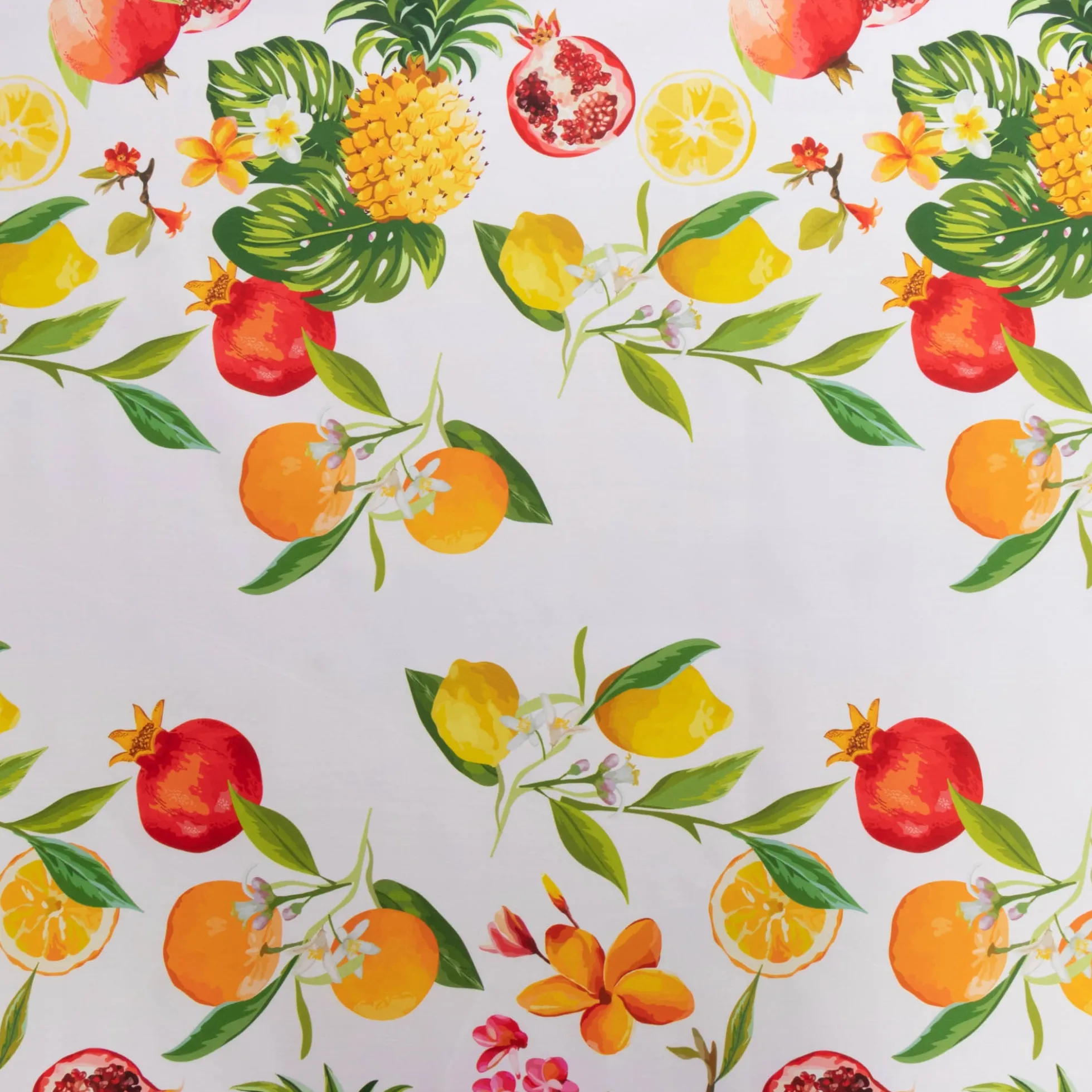 Tekstil voksdug - 140 cm bred - På metermål - Citrus Fruits - Voksdug med akrylbelægning