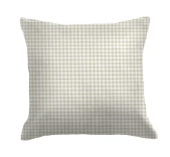 Ternet sengetøj 140x200 cm - Stribet Sengelinned i 100% bomuld - Beige - Vendbart design - Tom Tailor