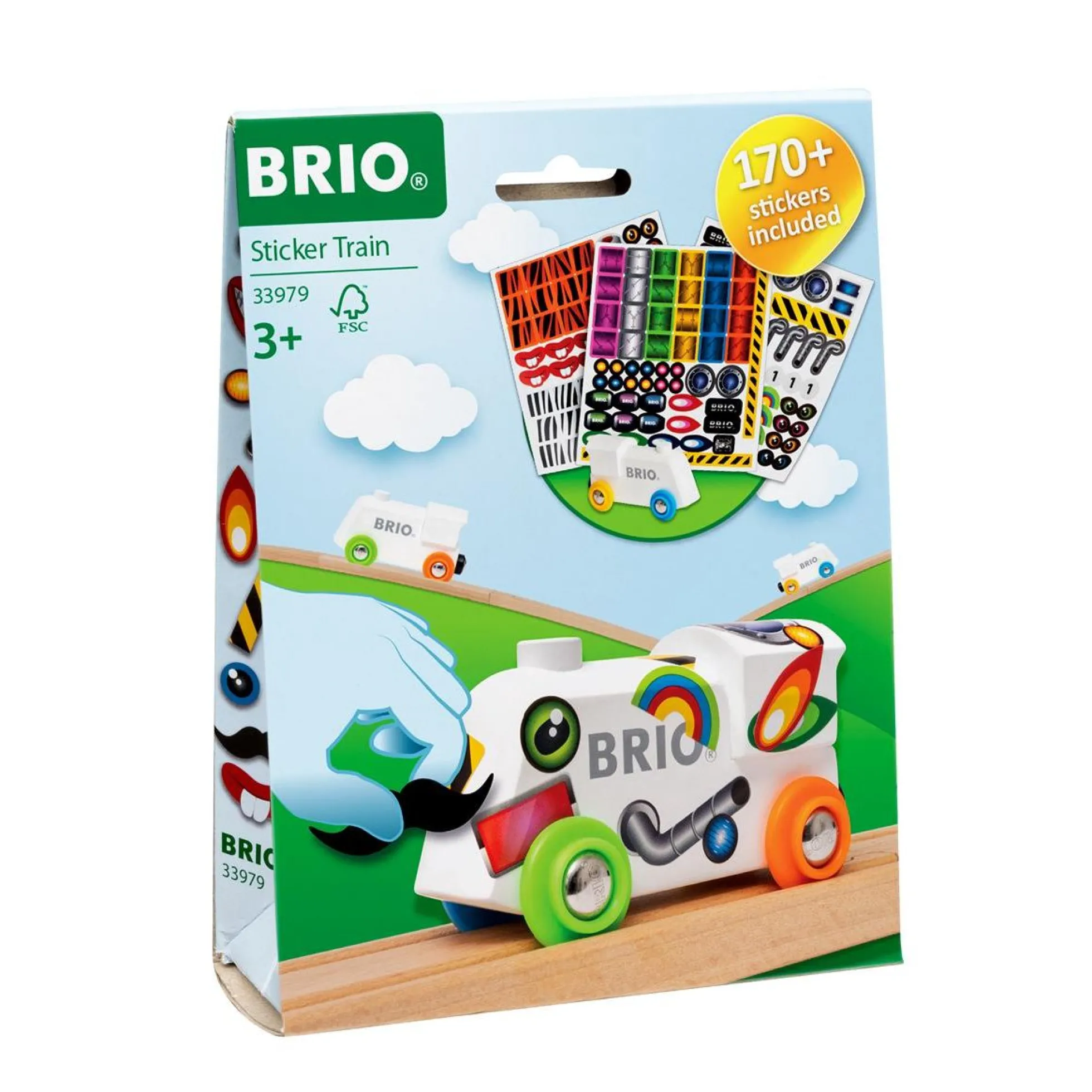 Tog med klistermærker - BRIO