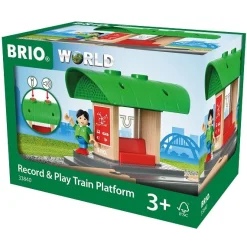 Togstation med lydoptager - BRIO