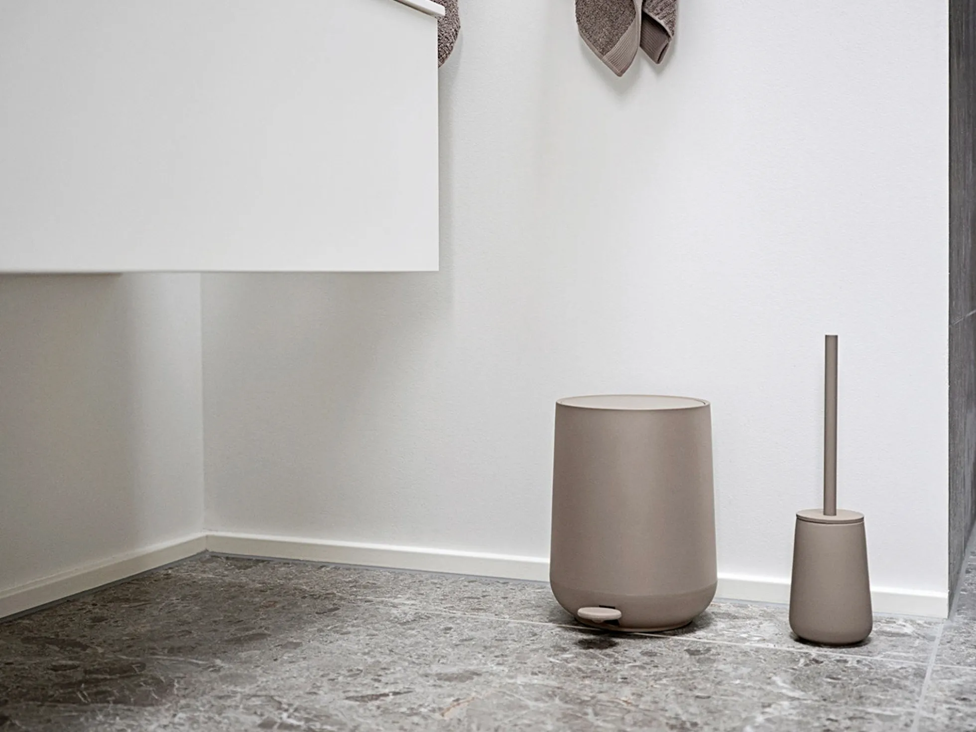 Toiletspand - 5L - Zone Denmark - Nova One Taupe pedalspand
