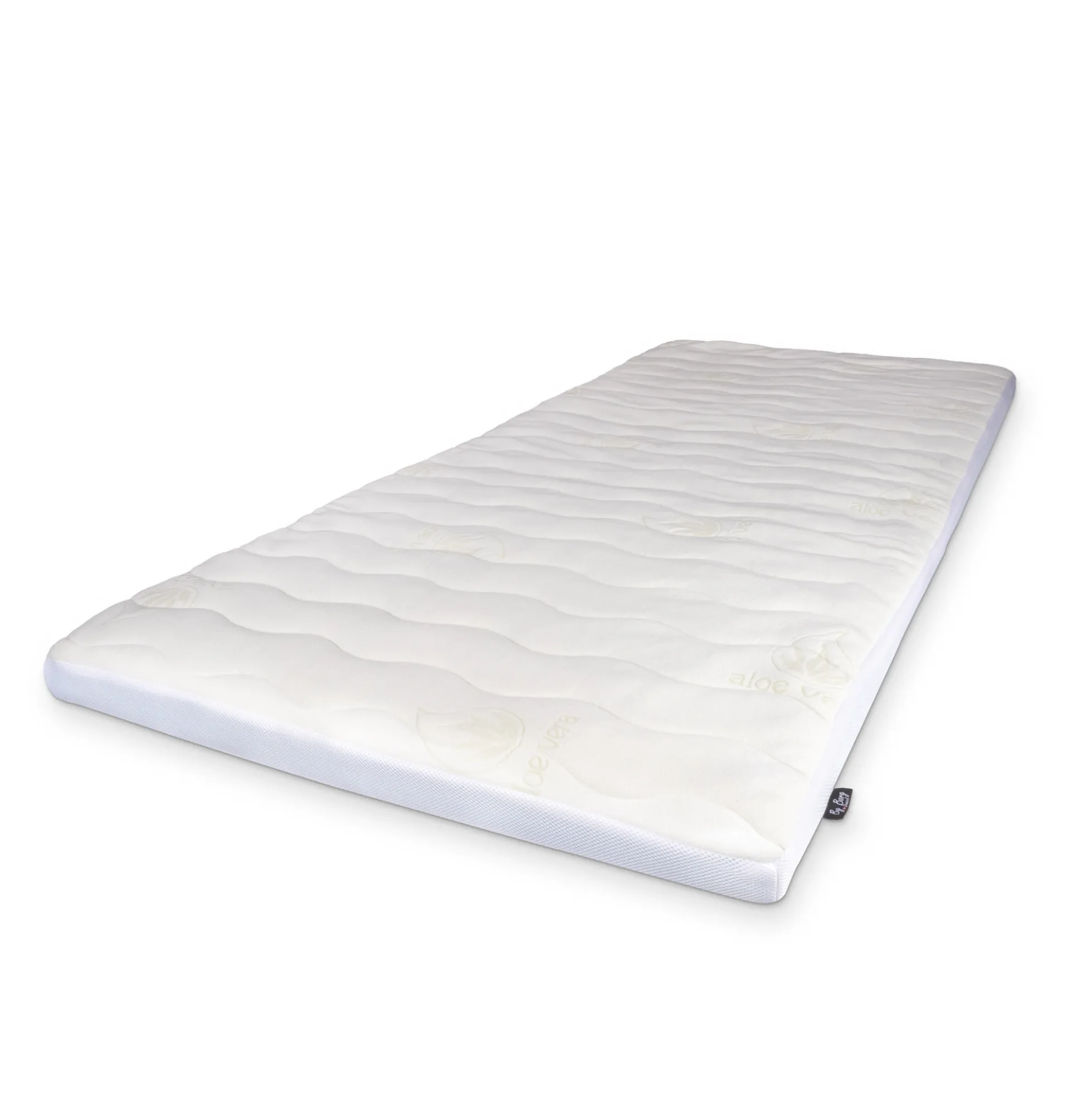 Topmadras 7 zoner - 180x200 cm - Højde på 7 cm - Antibakterielt betræk med aloe vera - Memoryskum top madras til dobbelt seng - By Borg