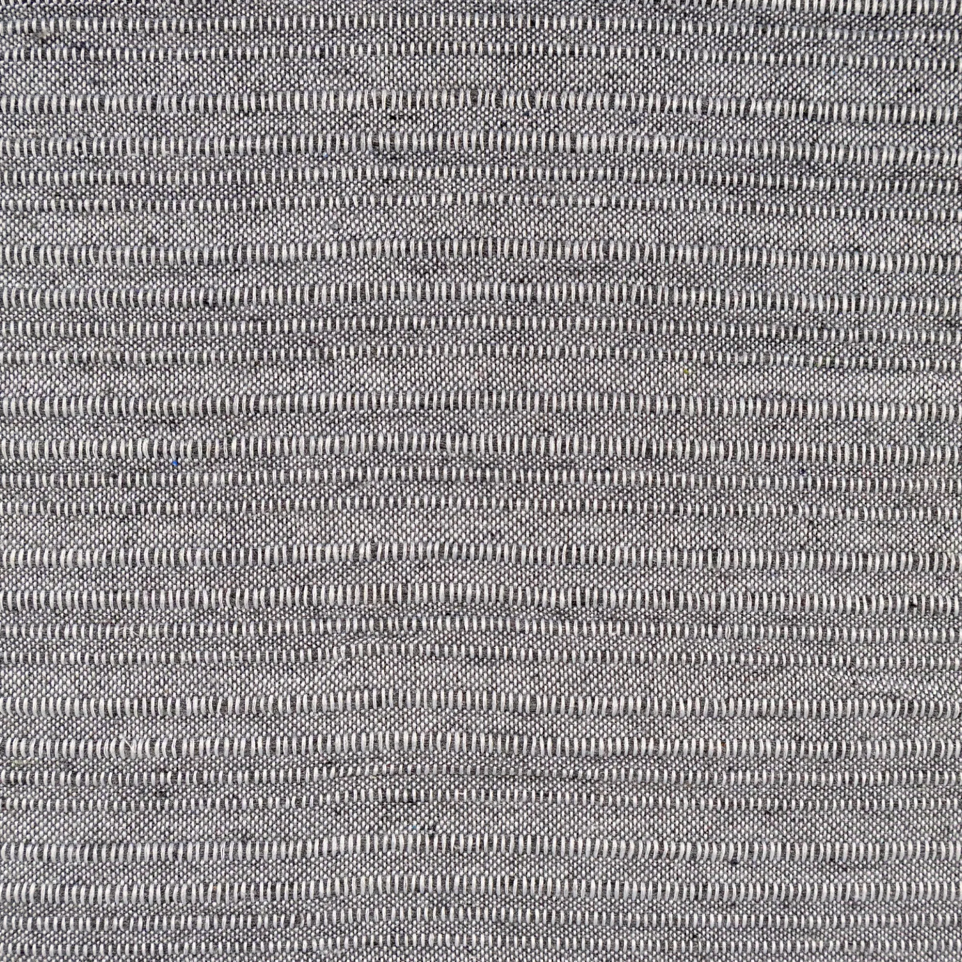 Tæppe 130x180 cm - Bomuld - Grå tyk vævet plaid