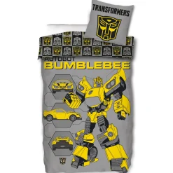 Transformers Sengetøj 150x210 cm - Bumblebee - Dynebetræk i 100% bomuld