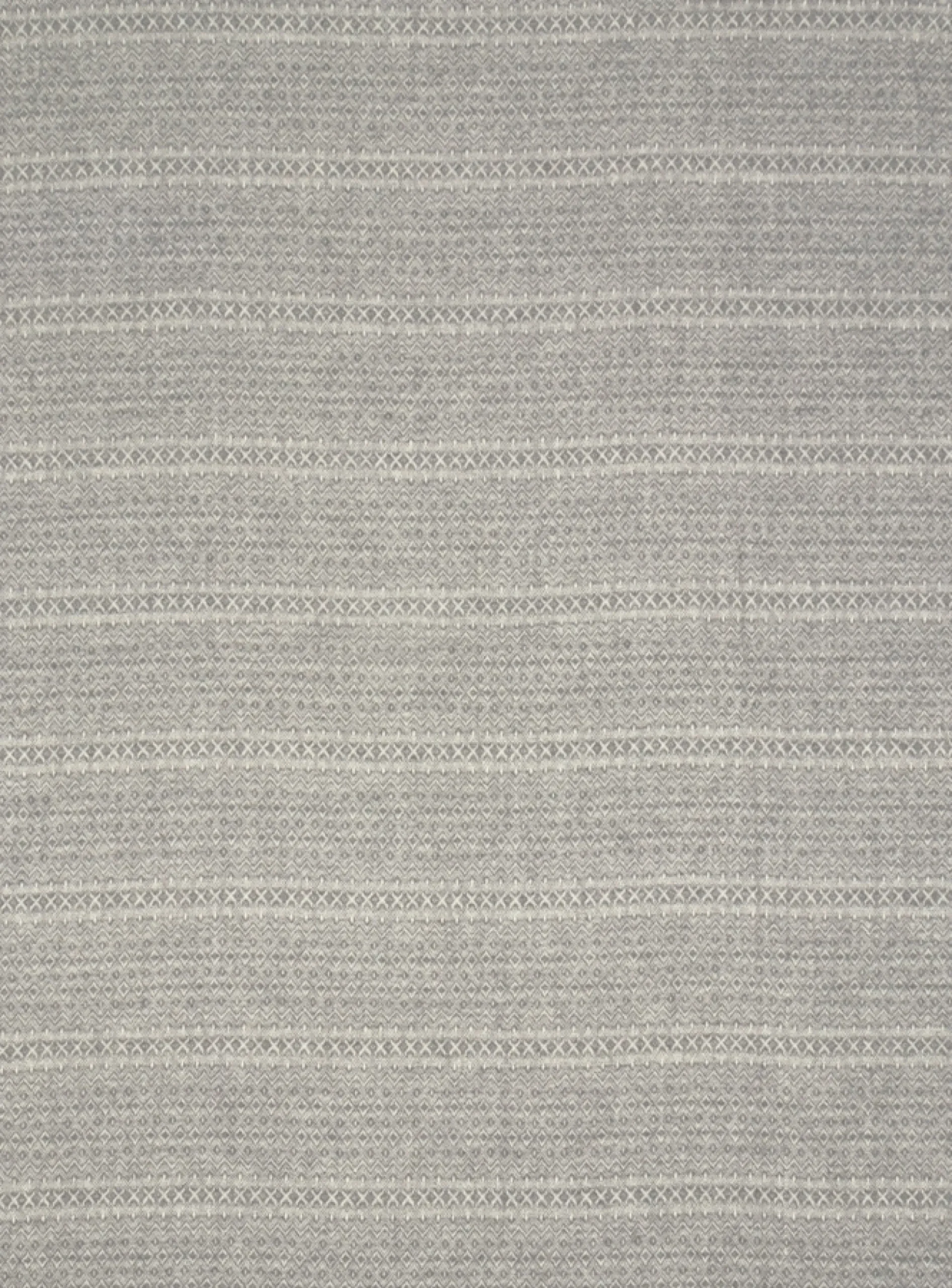 Uldplaid - 100% Uld - 130x200 cm - Nordic grå