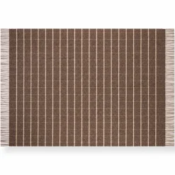 Uldplaid - 100% Uld - 130x200 cm - Oslo Fossil grå