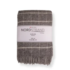 Uldplaid - 100% Uld - 130x200 cm - Oslo Wild brun