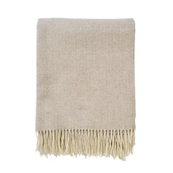 Uldplaid - 140x200 cm - Cashmere og merinould - Lucas Taupe