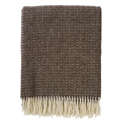 Uldplaid - 140x200 cm - Cashmere og merinould - Lucas Cigar
