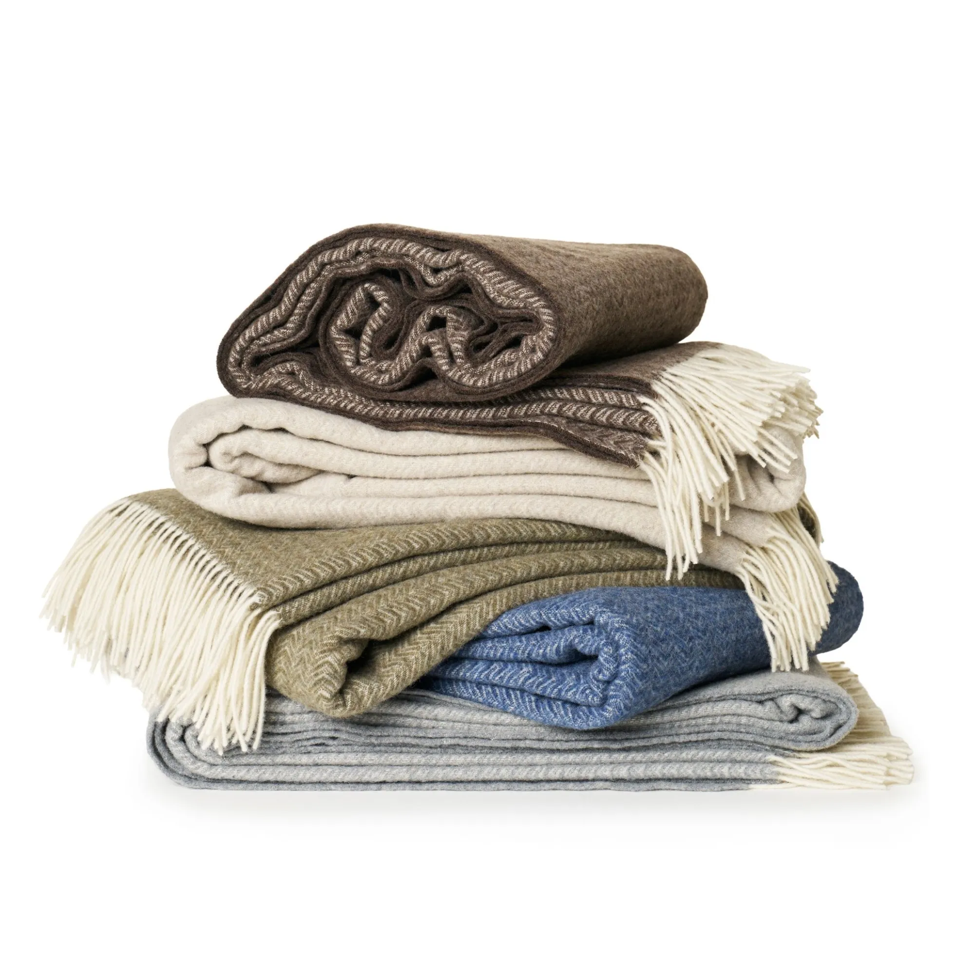 Uldplaid - 140x200 cm - Cashmere og merinould - Lucas Cigar