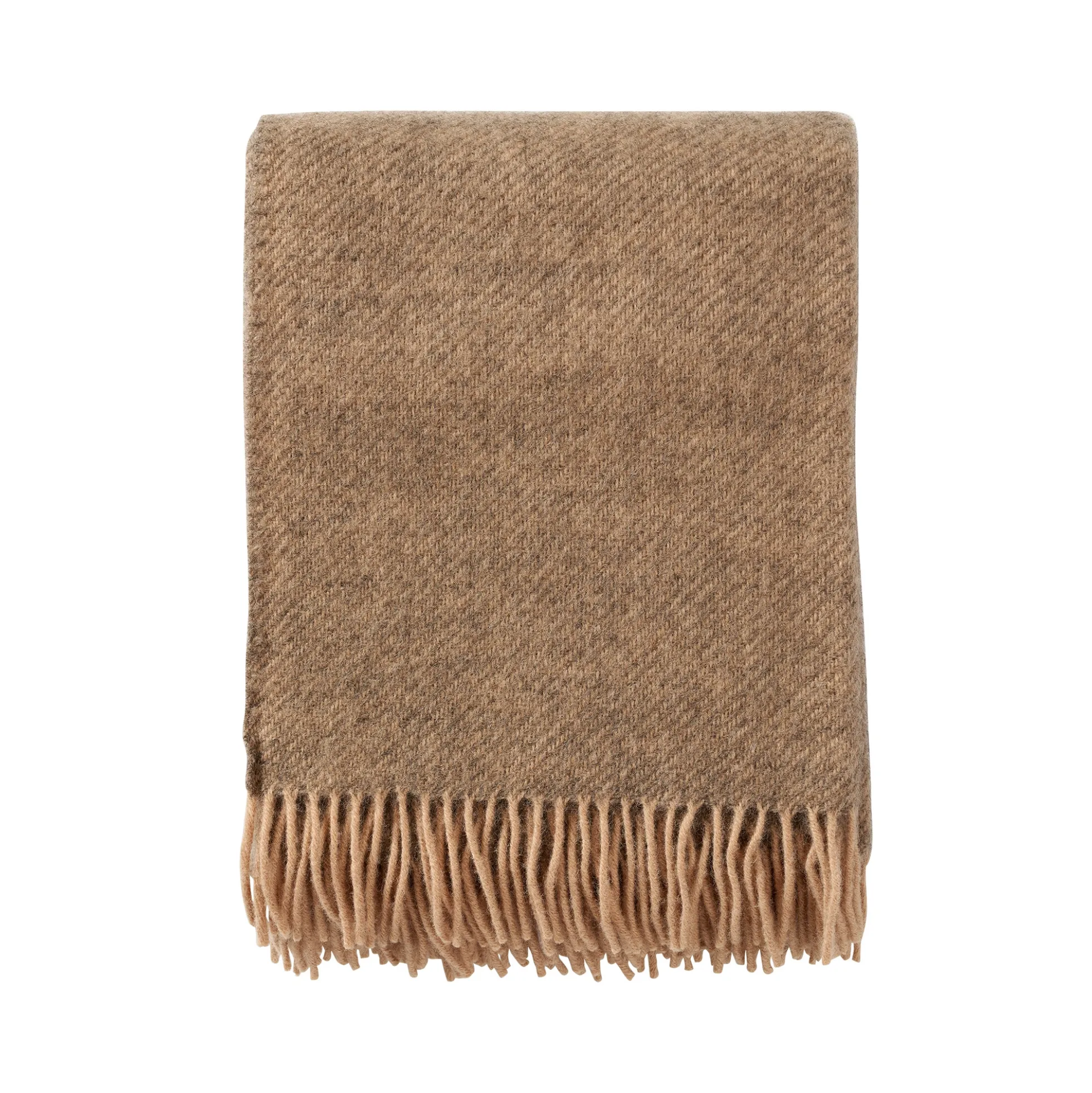 Uldplaid - 130x200 cm - Gotlanduld/lammeuld - Gotland Beige