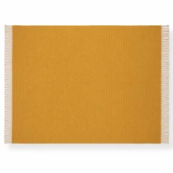 Uldplaid 130x200 cm - 100% Ren ny uld - Saga Honey