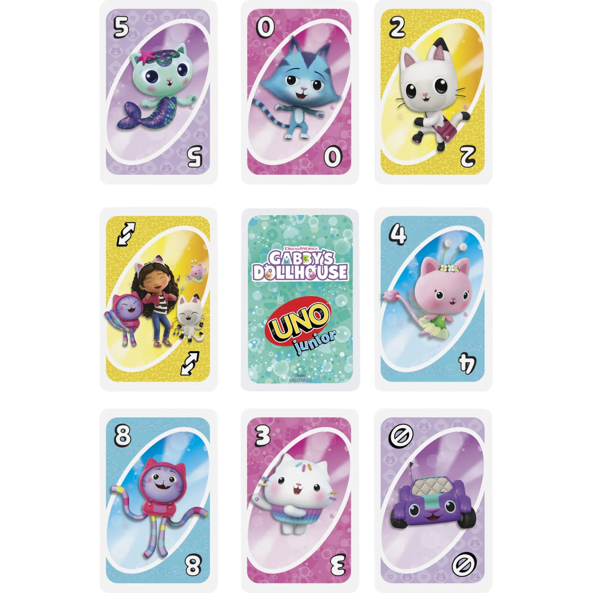 UNO Junior Gabbys Dukkehus - kortspil