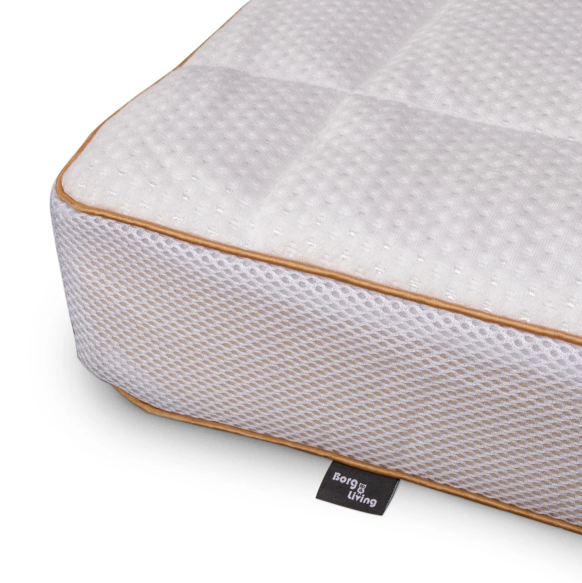 U-split topmadras 180x200 cm 8 cm høj - NASA Memoryskum - Ergonomisk topmadras - Borg Living trykaflastende madras