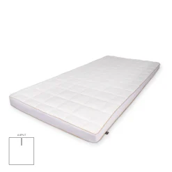 U-split topmadras 180x200 cm 8 cm høj - NASA Memoryskum - Ergonomisk topmadras - Borg Living trykaflastende madras
