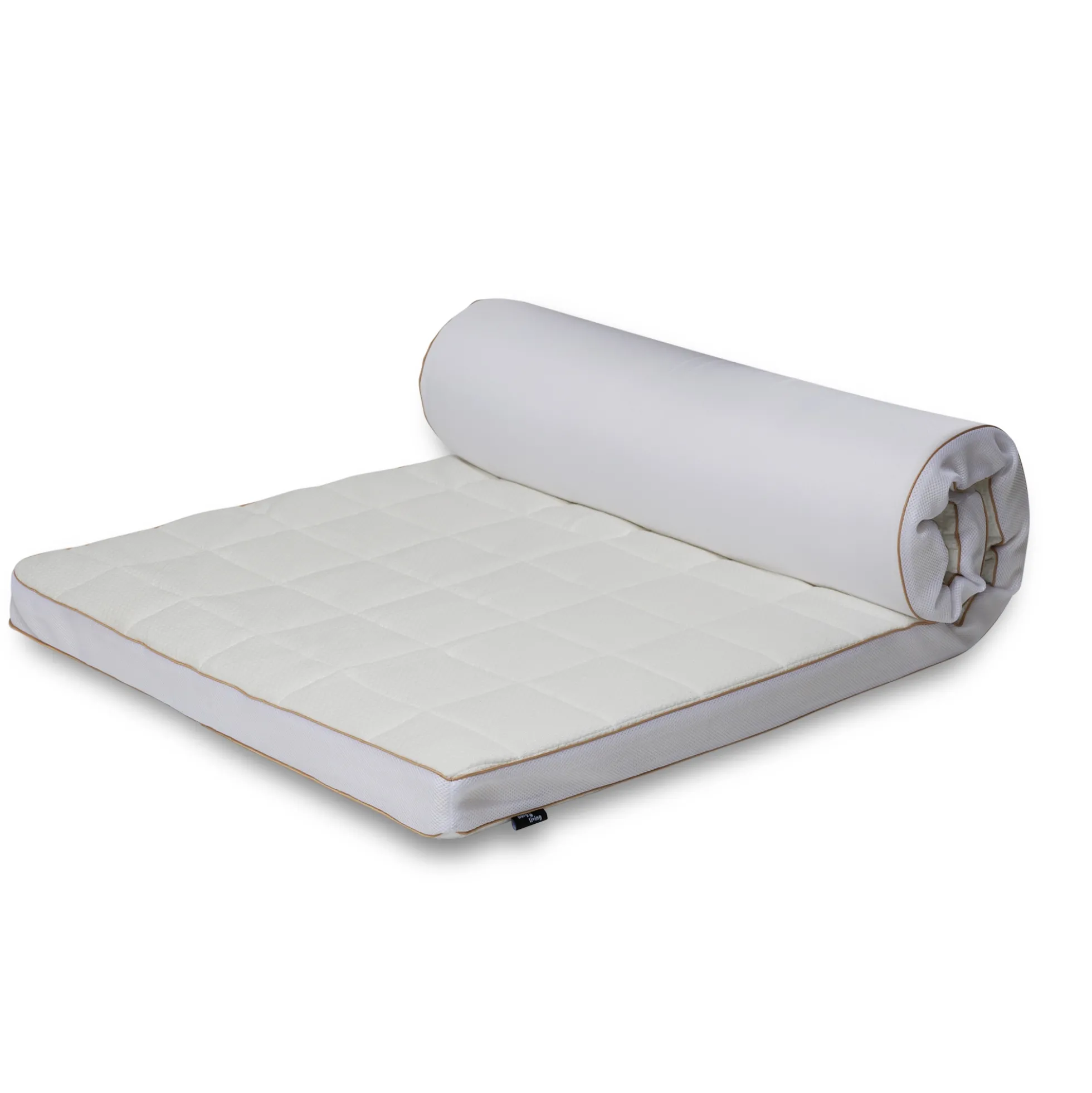 U-split topmadras - 180x200 cm 8 cm høj - NASA Memory skum - Borg Living - Ergonomisk topmadras