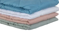 Vattæppe - Støvet blå - Sval fiberdyne - 140x200 cm - Zen Sleep sommerdyne