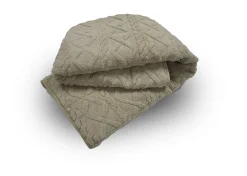 Vægttæppe - 130x170 cm - 3 kg - Blødt og vamset - Sandfarvet tyngdetæppe fra Nordstrand Home