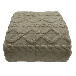Vægttæppe - 130x170 cm - 3 kg - Blødt og vamset - Sandfarvet tyngdetæppe fra Nordstrand Home