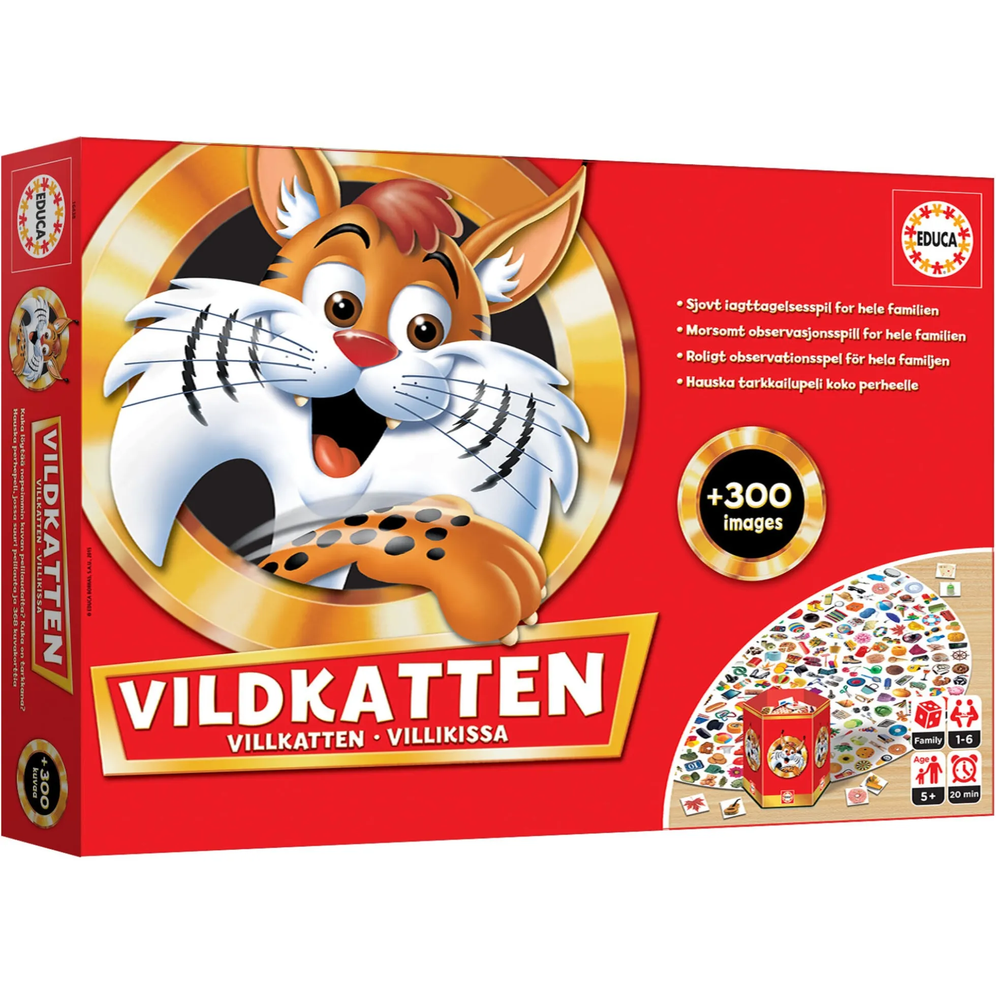 Vildkatten Classic 300 brætspil - 300 billeder