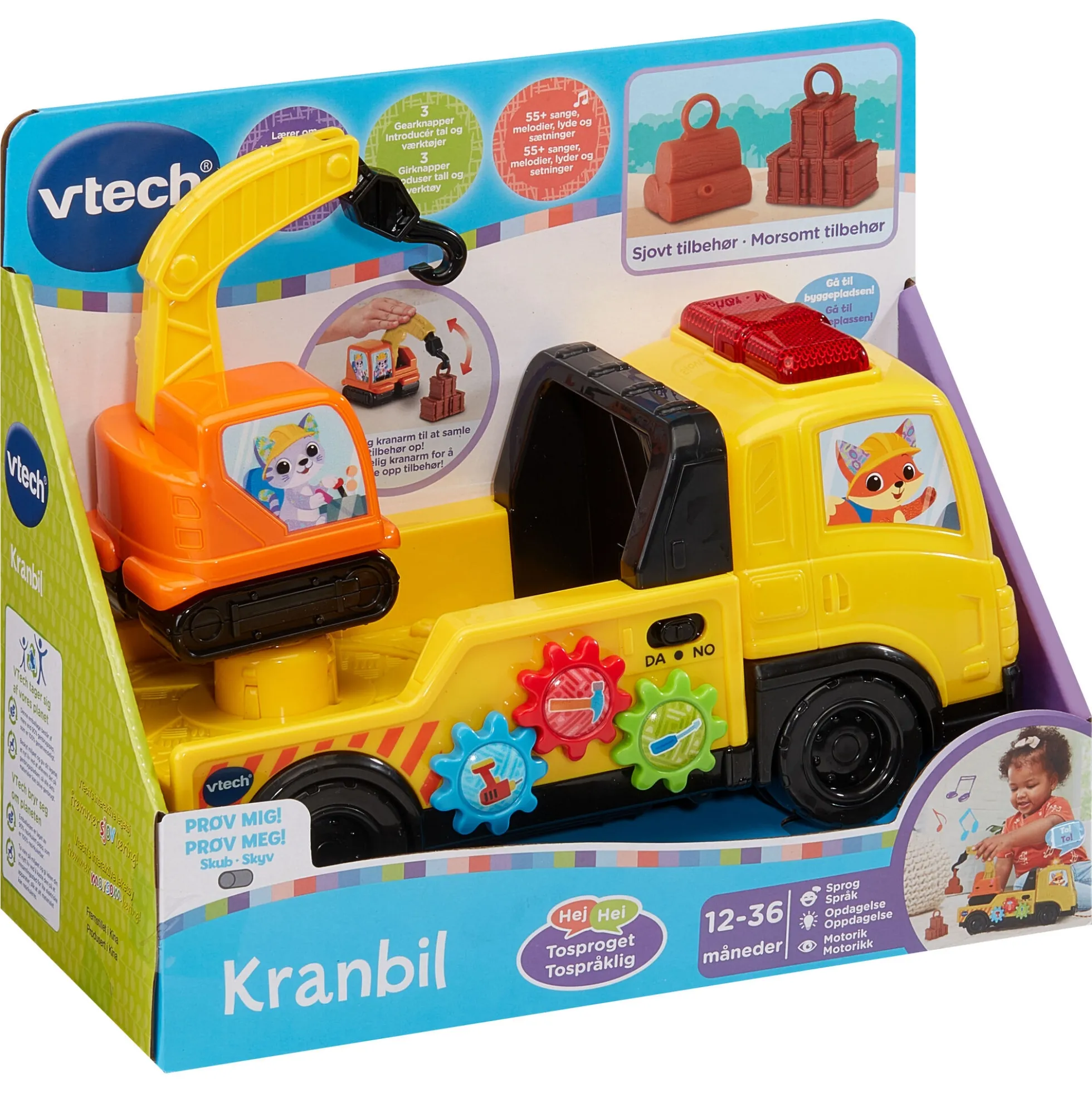 VTech Building Buddies Truck interaktiv kranlastbil