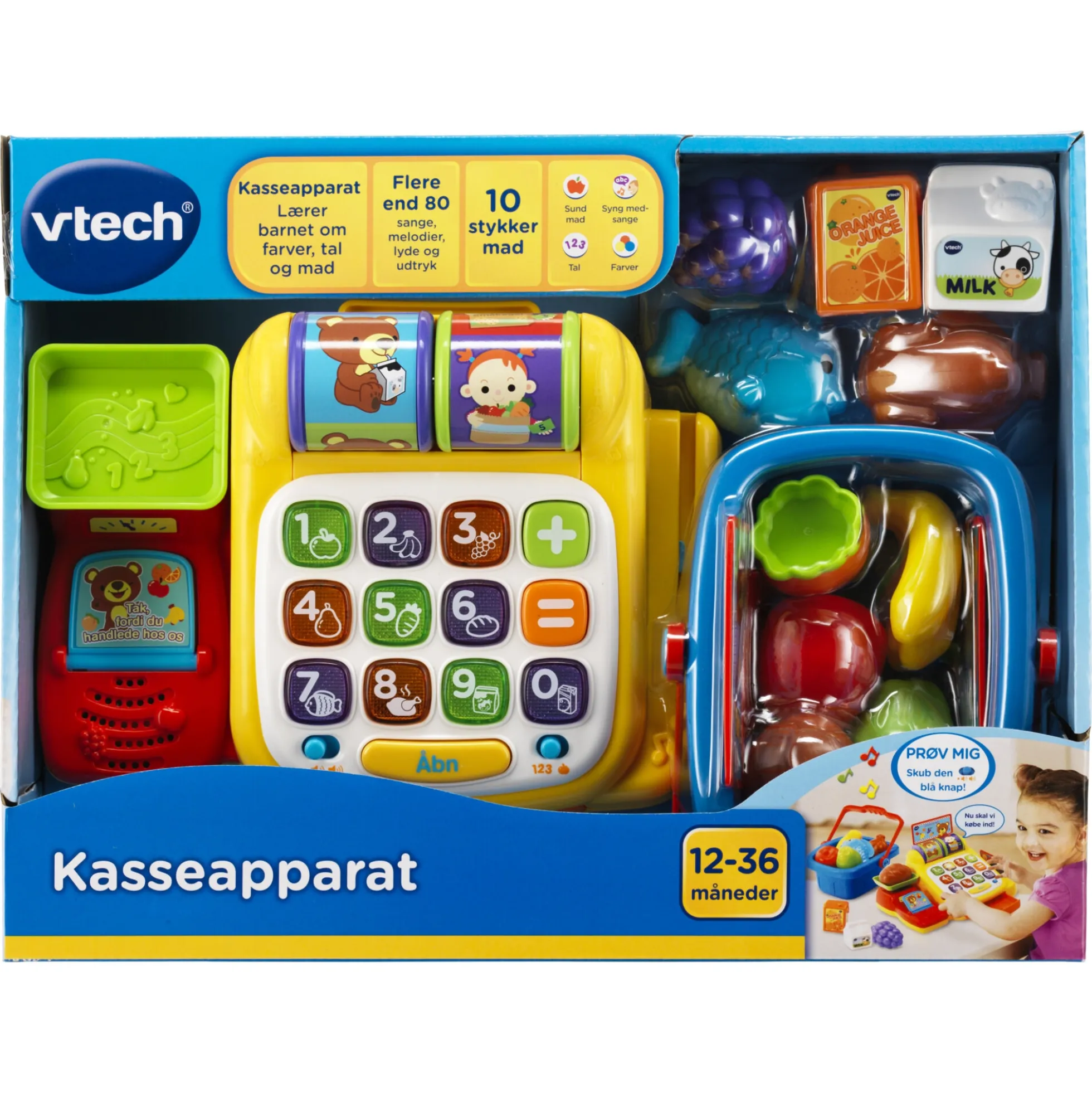 VTech kasseapparat med dansk tale